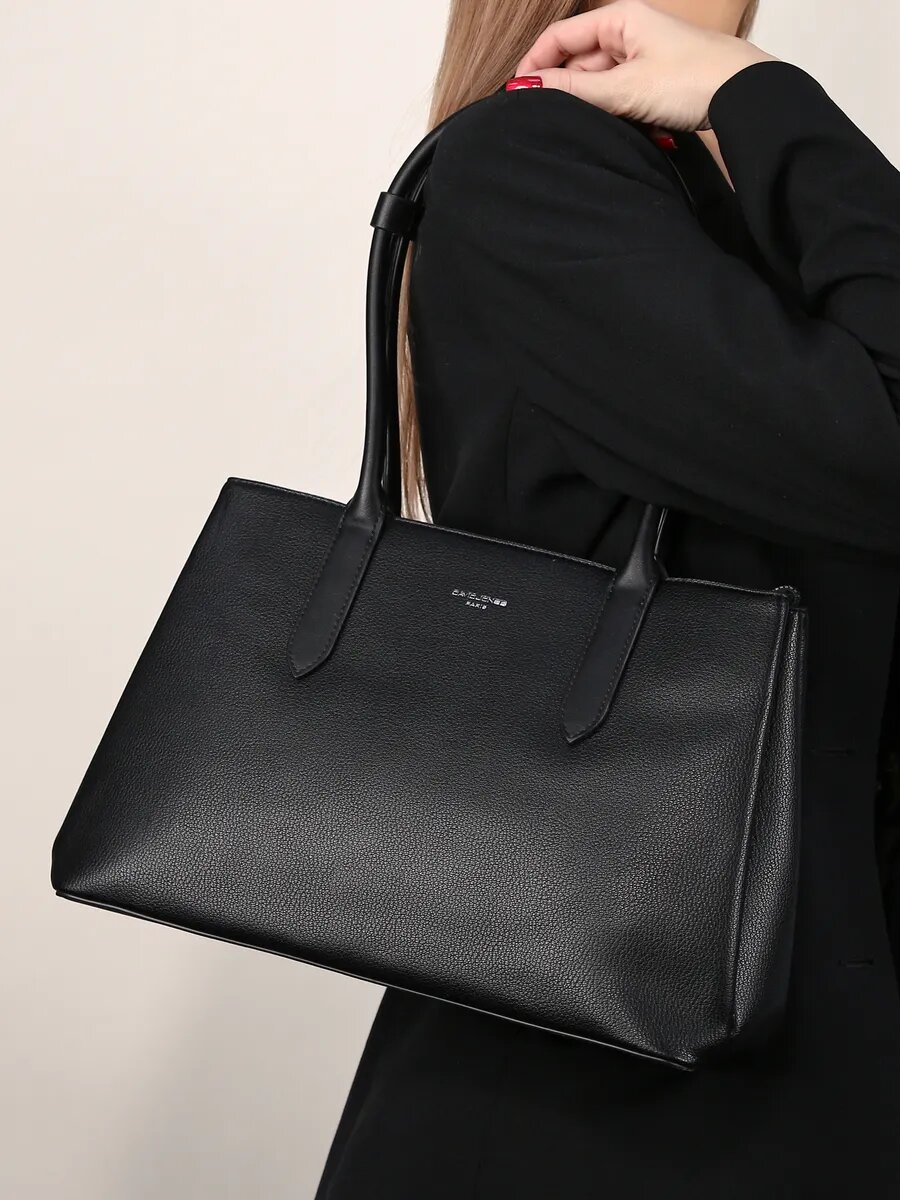 Сумка тоут DAVID JONES, черный — фото 1