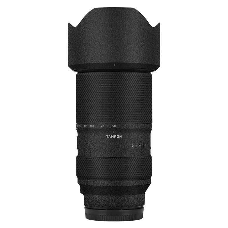 Meiben Tang 3M Карбоновая волокнистая пленка для защиты объектива Tamron 50-300mm F4.5-6.3 Sony E Mount, черный кожаный