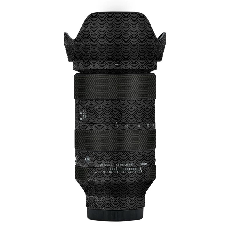 Защитная пленка для объектива Sigma 28-105mm f/2.8 DG DN с узором облаков для Sony E/L Mount черного цвета