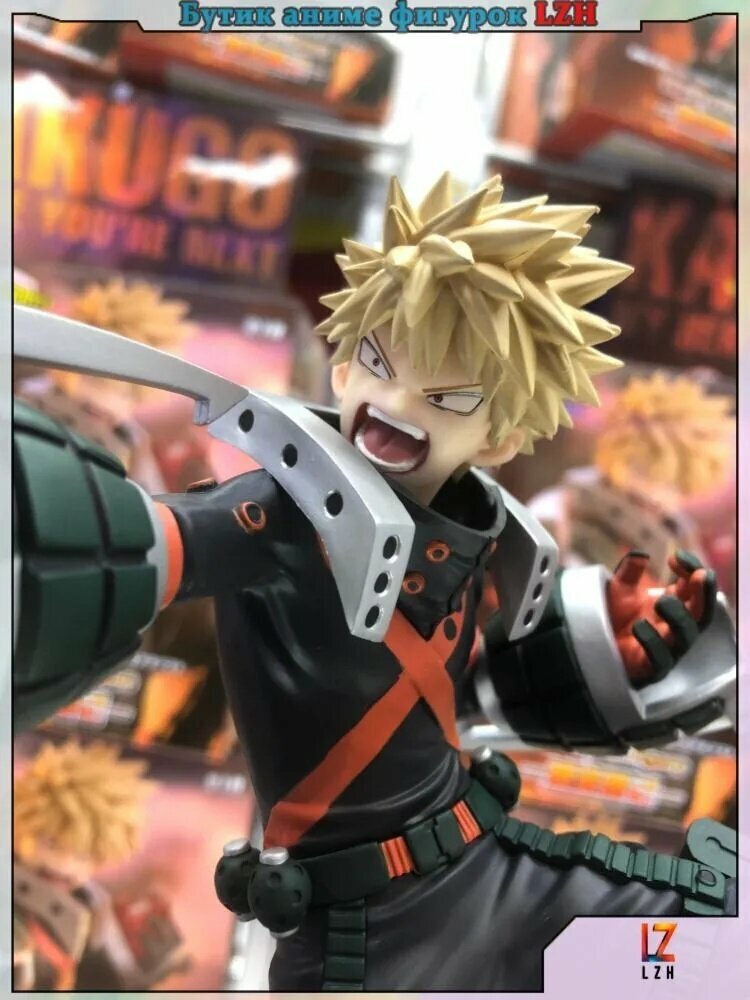 Аниме фигурка FuRyu Изуку Кацуки Бакуго(dynamight) из My Hero Academia 21см