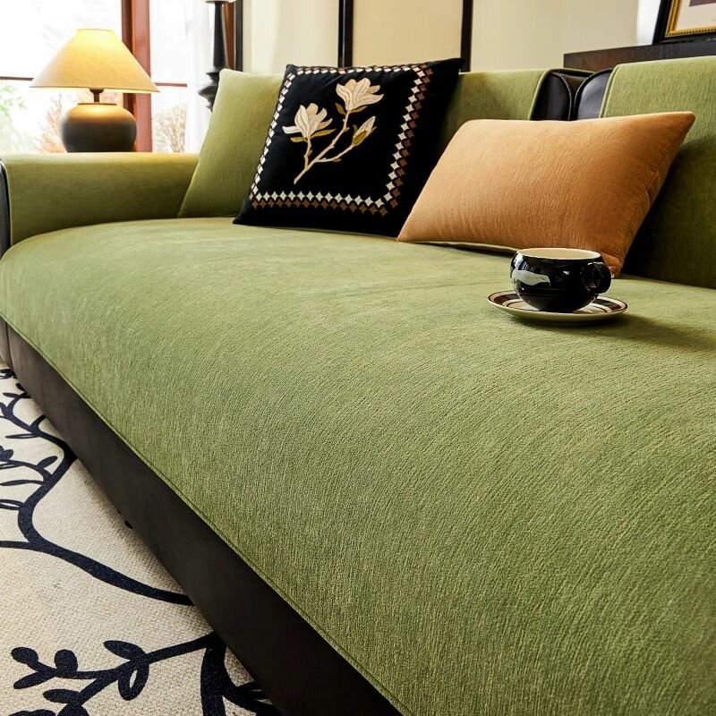 Дивандек для дивана зелёный 90х240см