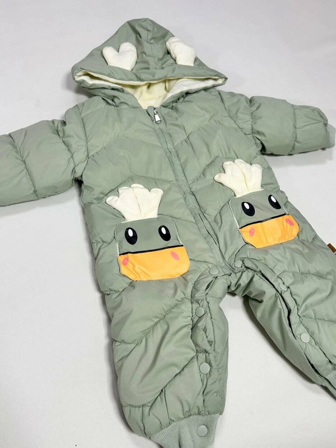 Куртка для младенцев, зимняя одежда для детей, комбинезон, детская одежда — фото 1