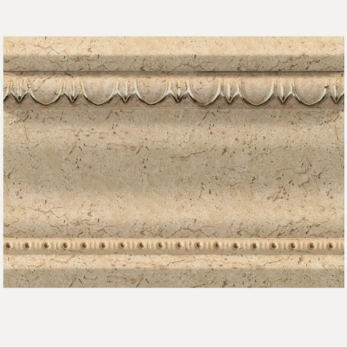 Изображение товара Плинтус потолочный Карниз 80х57х2400 мм, мрамор. Cosca. Набор 6шт.