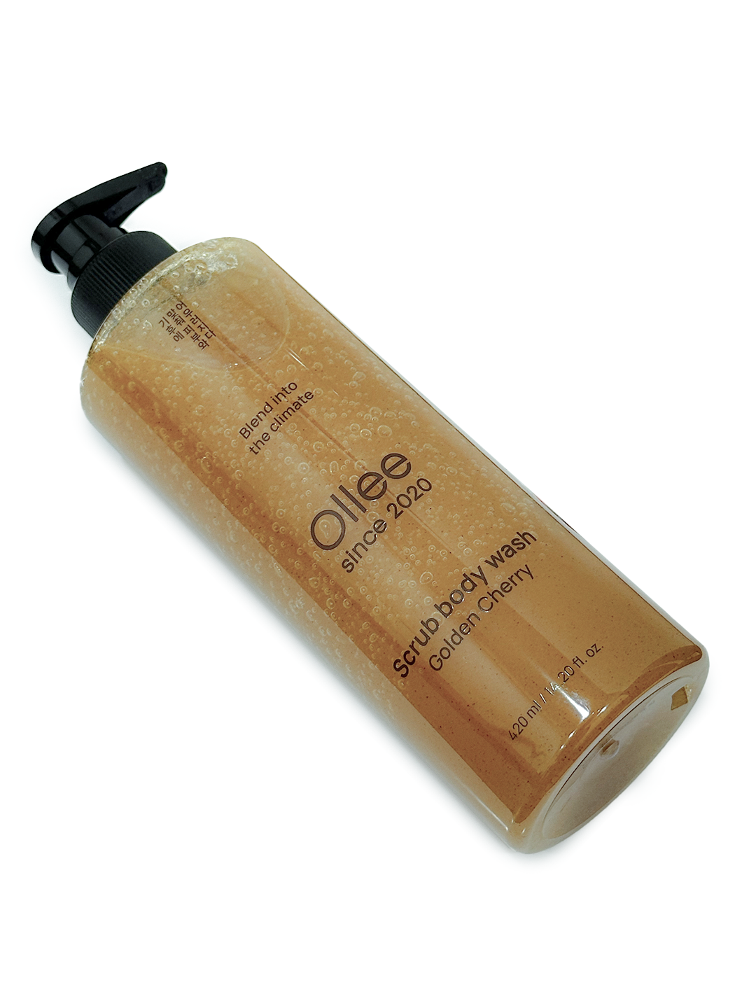 Гель-скраб для душа OLLEE с мягким очищением, обновлением кожи и приданием ей гладкости, свежести и здорового сияния