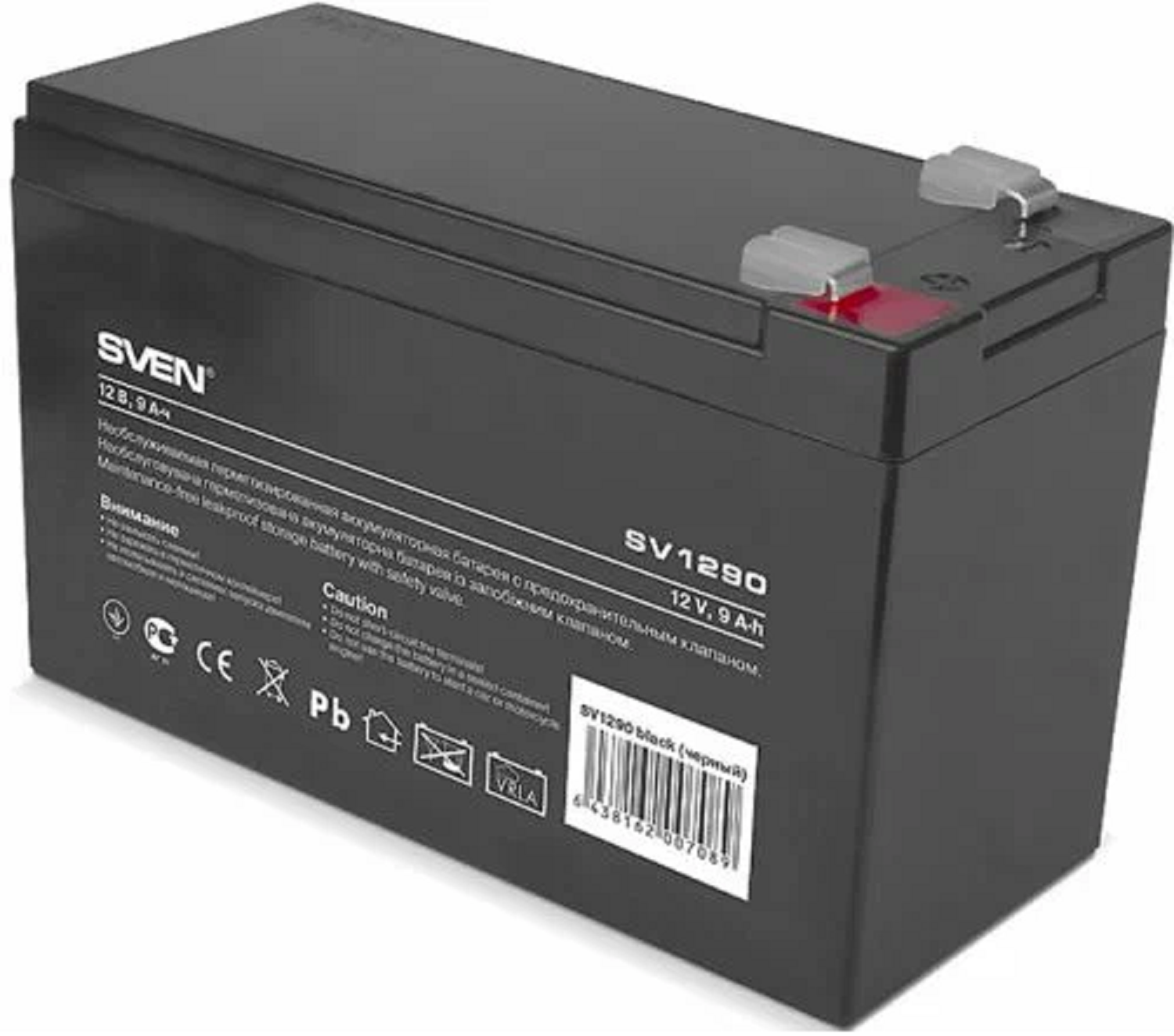 Батарея для ИБП SVEN SV-0222009, необслуживаемая, 12 В, 9 Ач