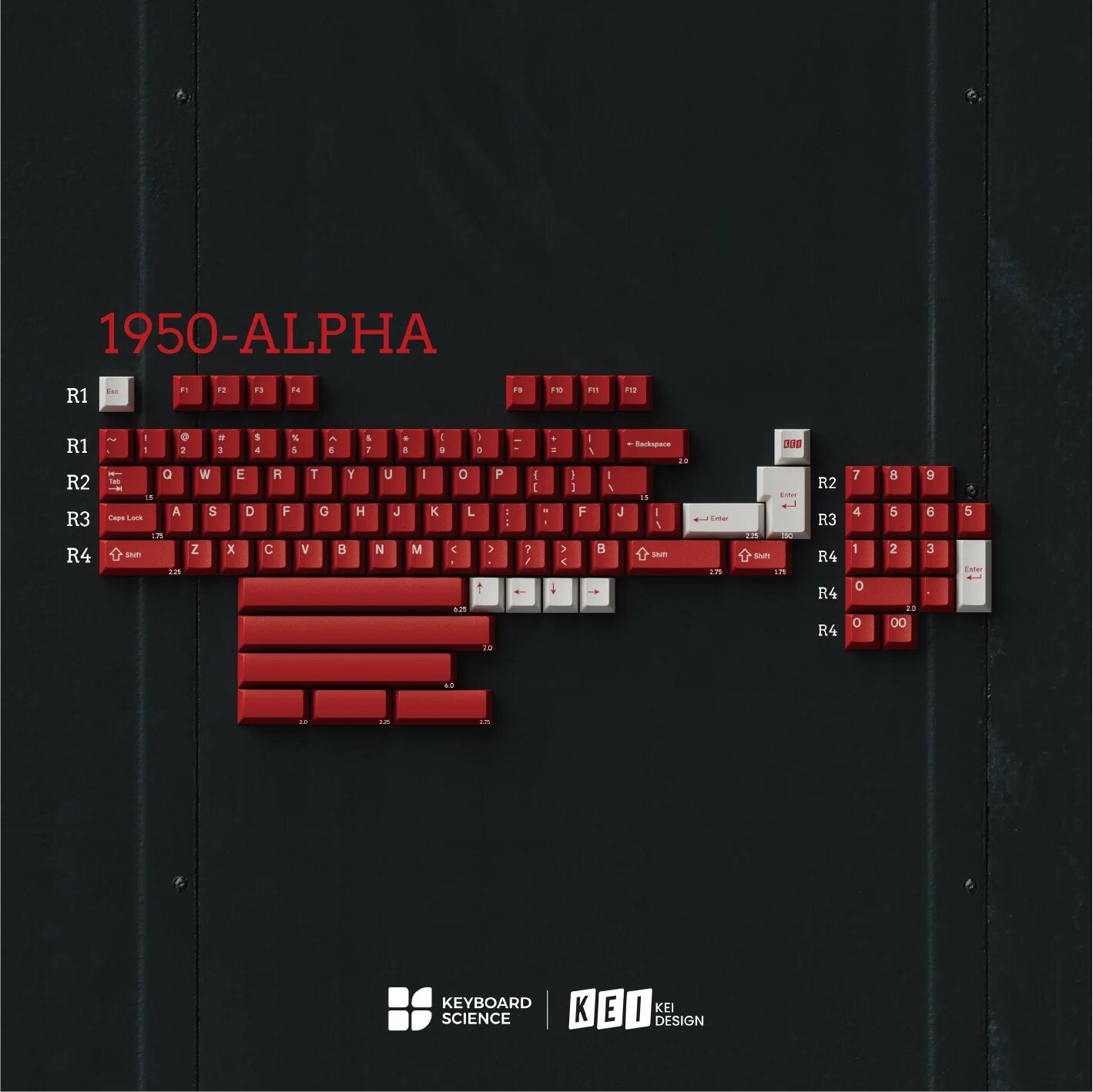 Клавиши Keyboard Science KBS 1950s Alpha