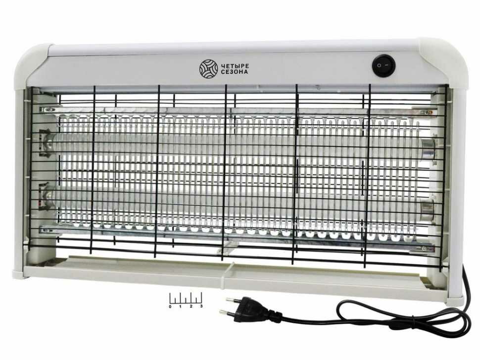 Лампа антимоскитная 220V 2*15W T8 Четыре сезона 100м² (71-0056-F)