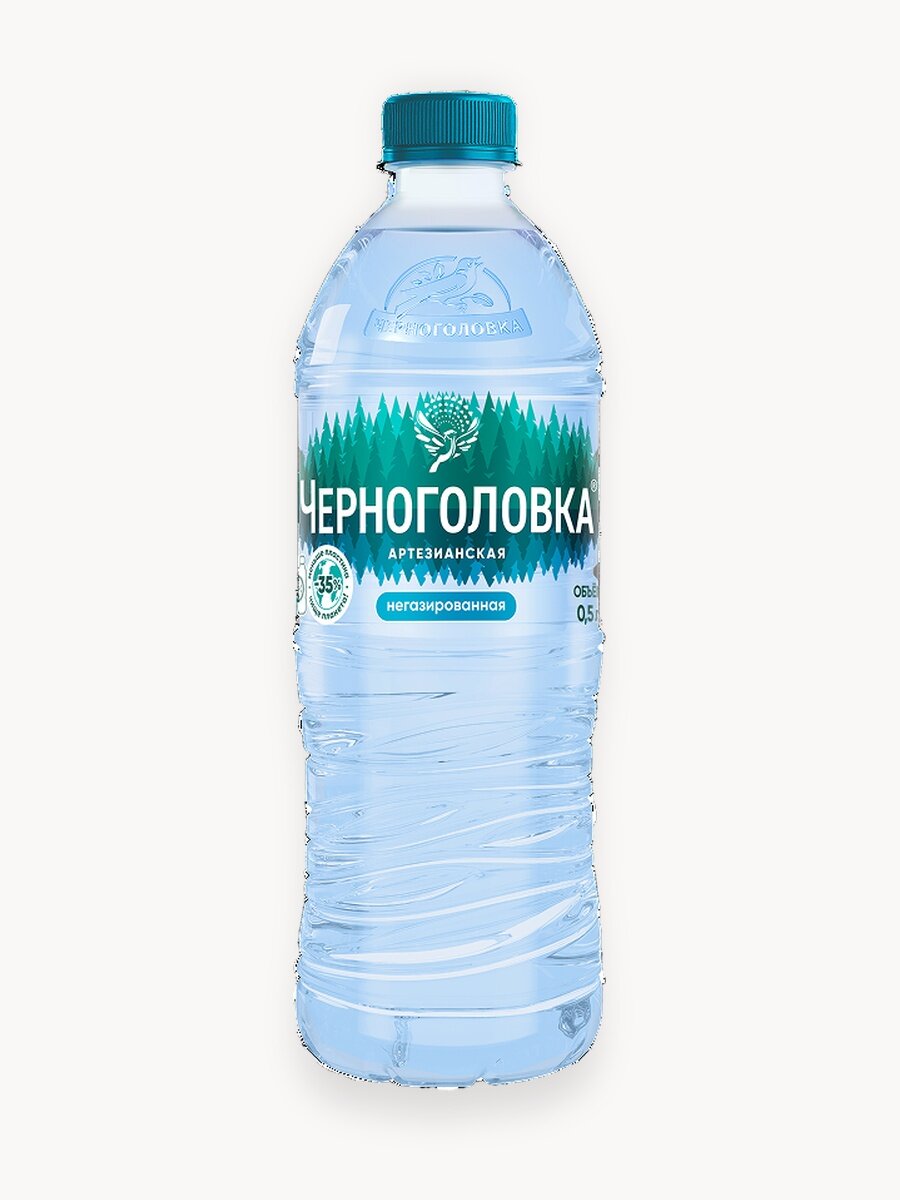 Вода Черноголовская, негазированная, 0,5 л, ПЭТ, 12 шт упаковка