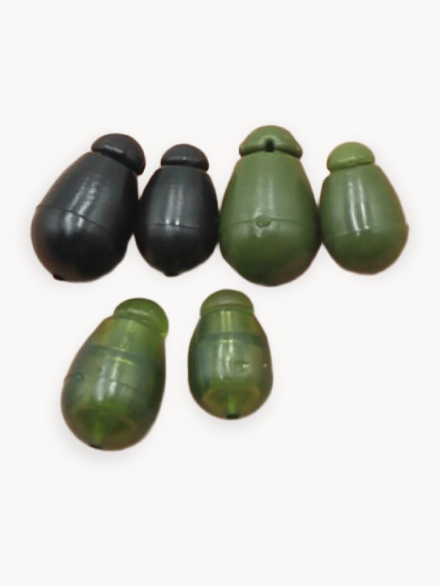 Коннектор рыболовный для поводков 20 шт. размер S Зелёный (054AGS)