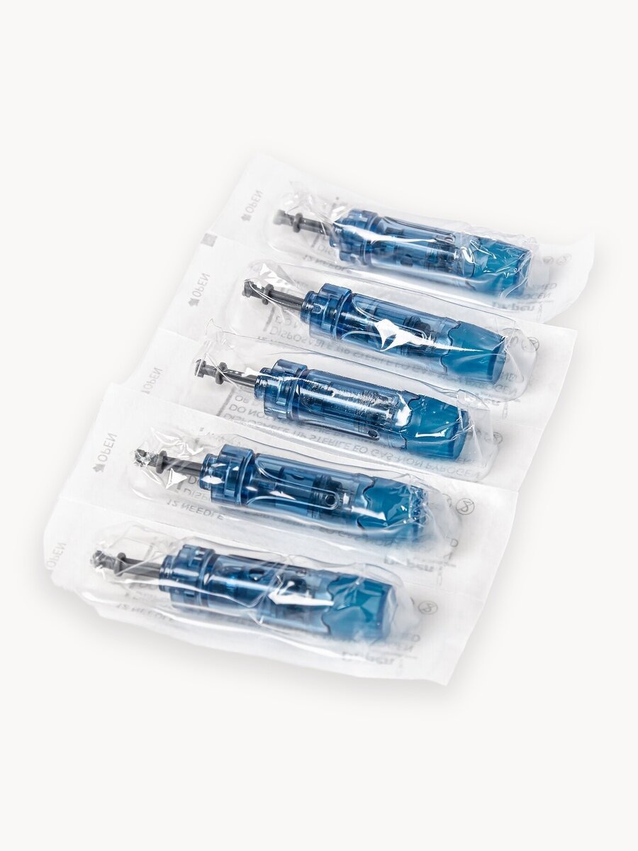 Dr.pen Картридж для дермапен на 12 игл / насадка для моделей аппарата dermapen dr pen A11 / A9 / M8s / А8s, 5 шт.