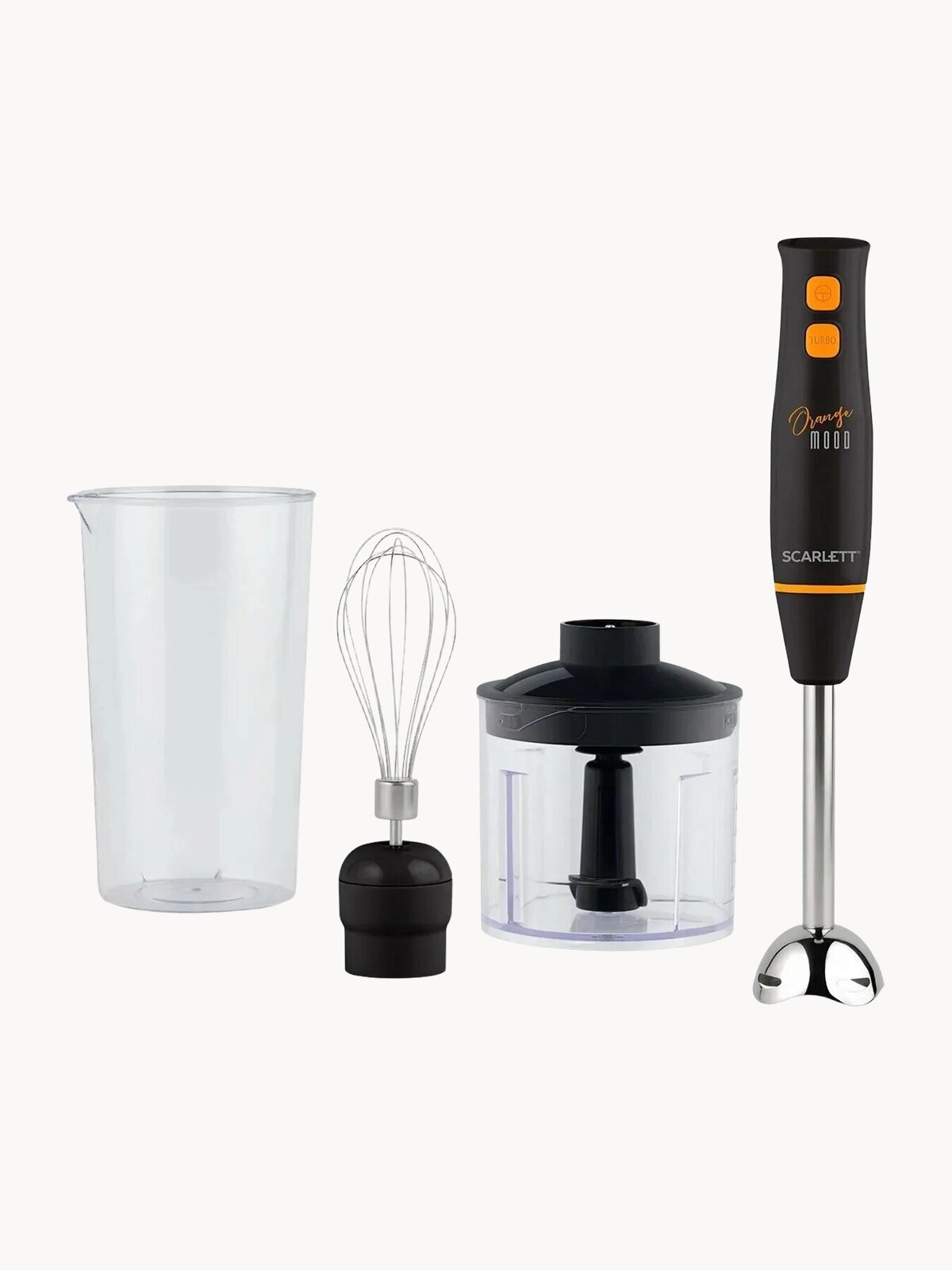 Блендер погружной Scarlett SC-HB42F72 , нержавеющая сталь, режим TURBO