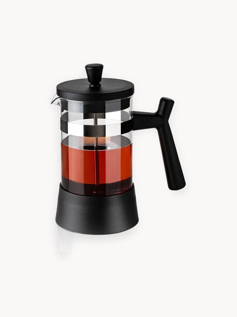 Френч-пресс Italco Model X 600ml, черный, нержавеющая сталь/пластик