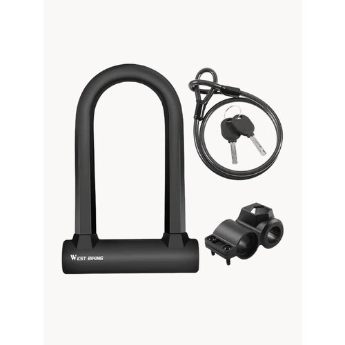 Надежный замок для велосипеда, защита от кражи из стальных звеньев