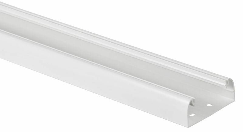 Кабель-канал 80х35 L2000 пластик без крышки бел. ИЭК Leg 010411