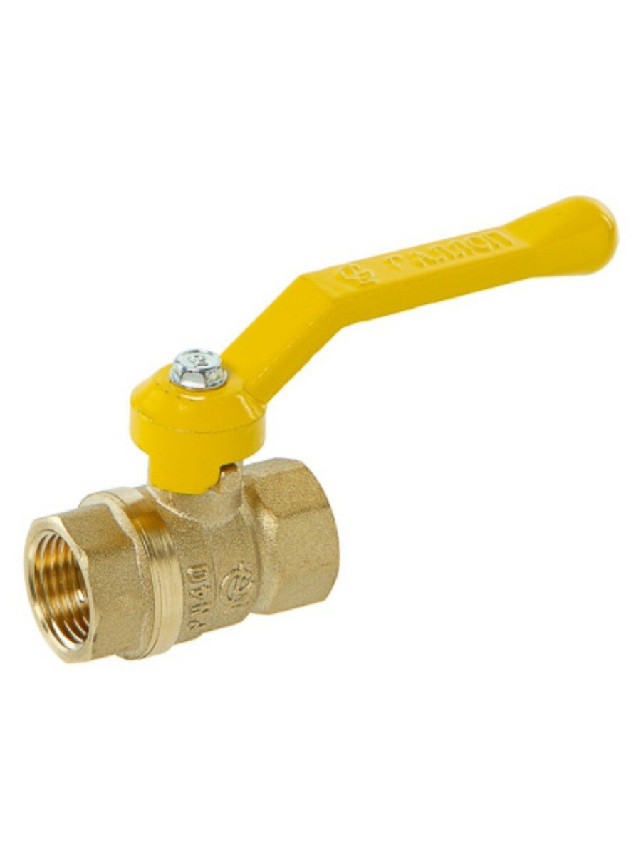 Кран шаровой газовый Галлоп СТАНДАРТ 220, ВхВ 1/2", ручка-рычаг (0115008)