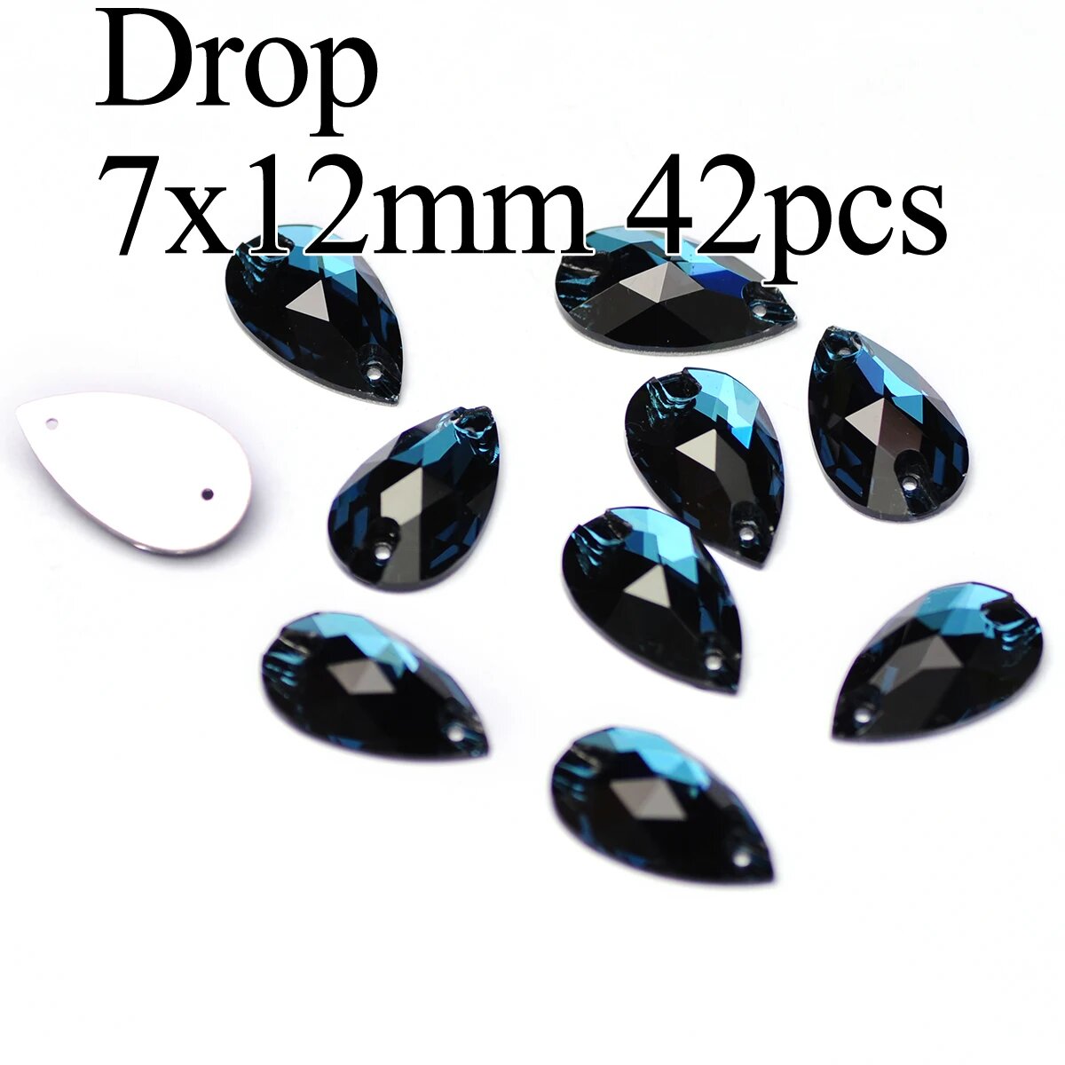 Стразы CTPA3bI Монтана кристаллы трилиант