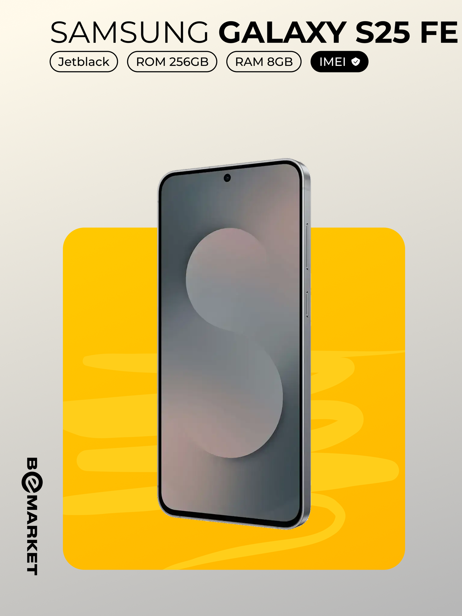 Смартфон Samsung Galaxy S25 FE 8 GB / 256 GB Jetblack 4900 mAh — фото 1