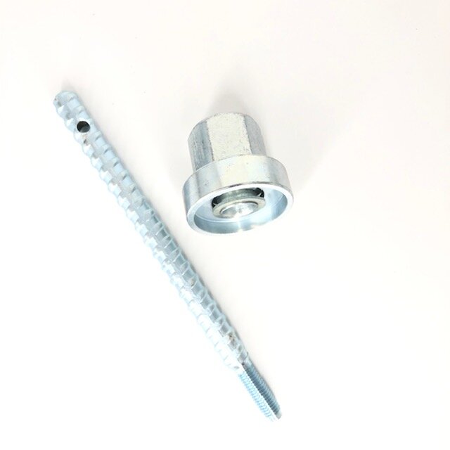 Гайка самоцентрирующаяся неразборная + шпилька М12/35/200 усиленная комплект анкерного крепления