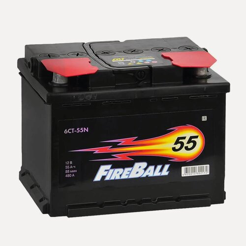 Изображение товара Аккумулятор FIREBALL 55 Ач 480А П/П 555107020