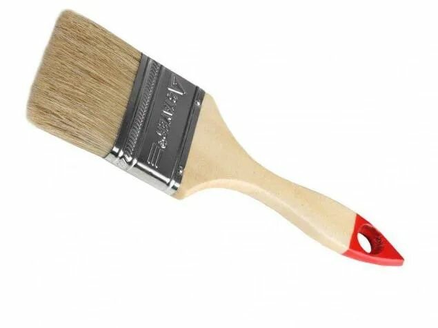 Кисть малярная плоская набор кистей 100мм - 2шт плоская прямоугольная смешанная щетина деревянная ручка