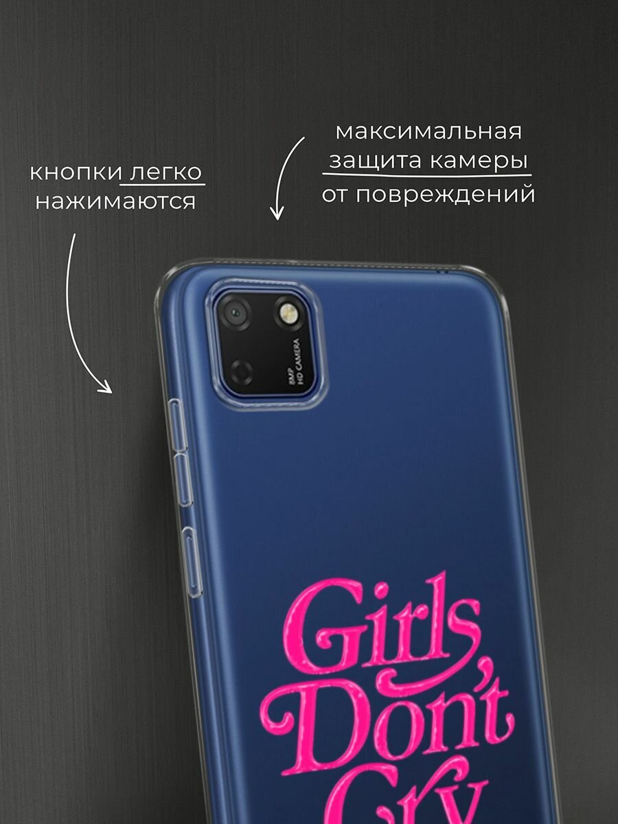 Чехол на Honor 9S/Huawei Y5p / Хонор 9S/Хуавей Y5p с принтом "Девочка не плачь" — фото 1