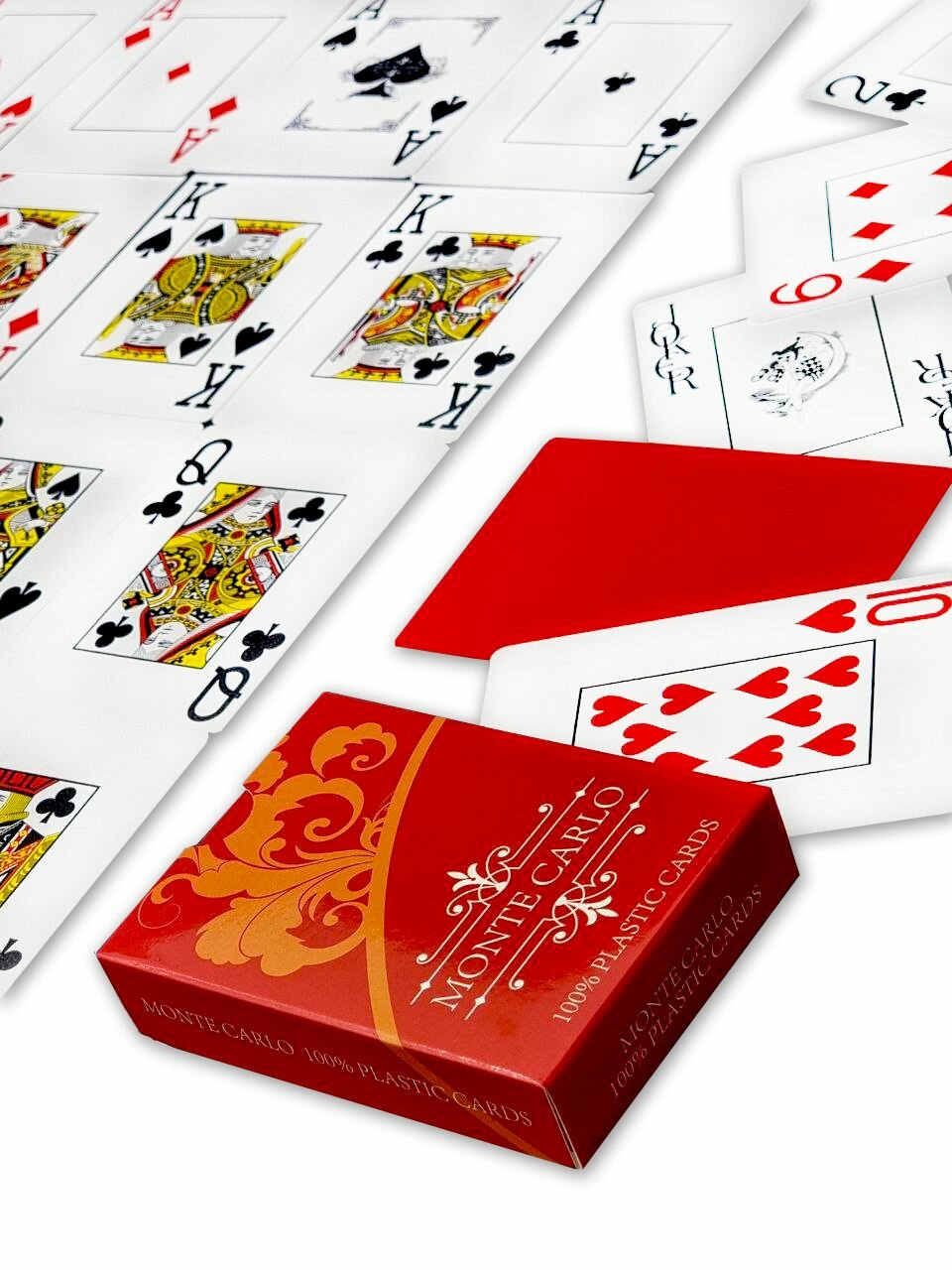 Карты для покера Monte Carlo 100% пластик игральные — фото 1