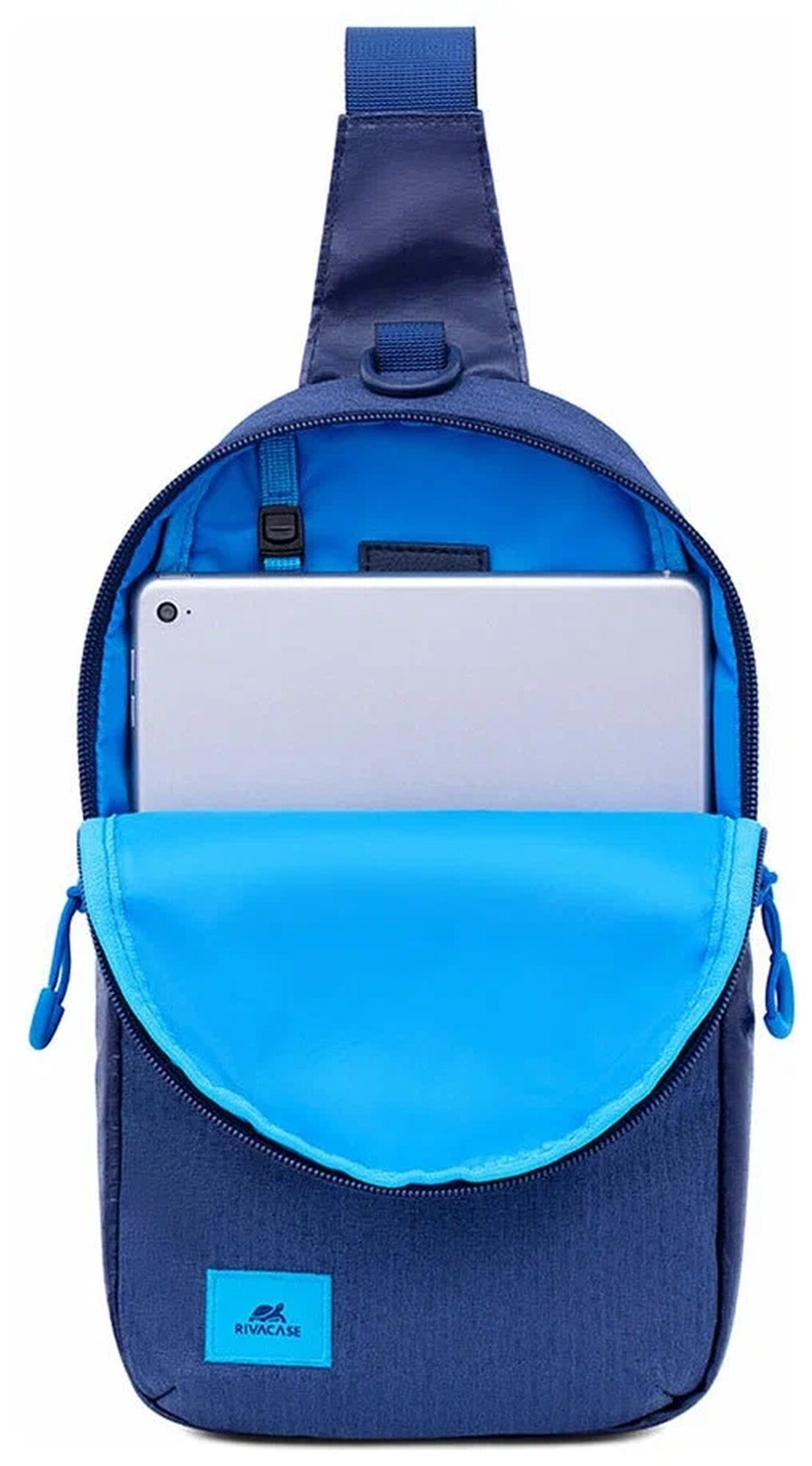 RIVACASE 5312blue/ Сумка-слинг для смартфона, планшета до 10,1/Водоотталкивающая ткань — фото 1