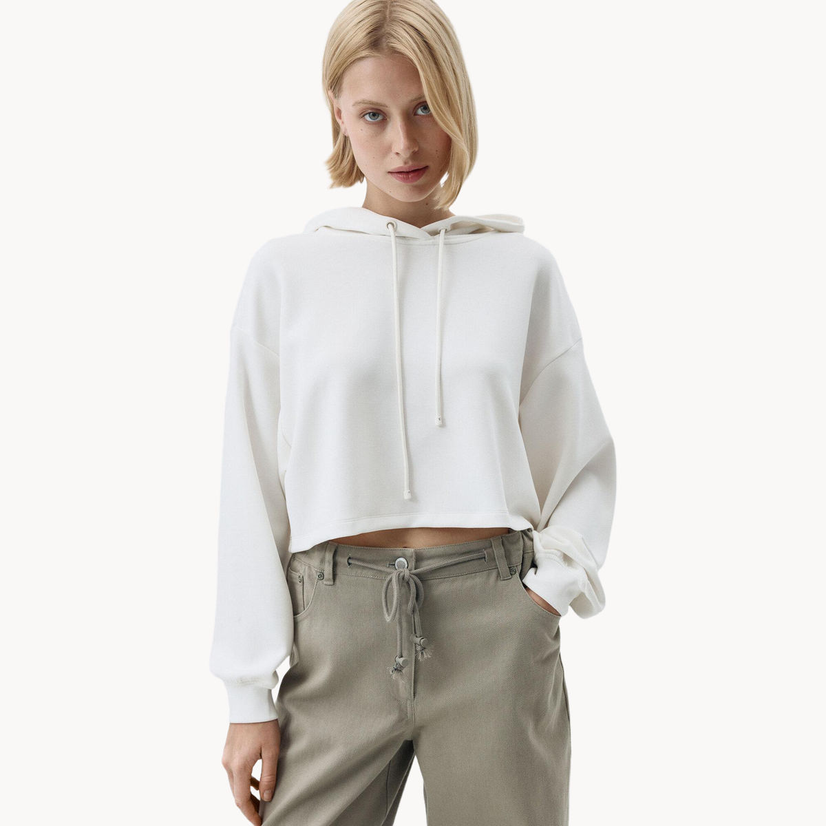 Худи Sela, размер XS INT, , ваниль