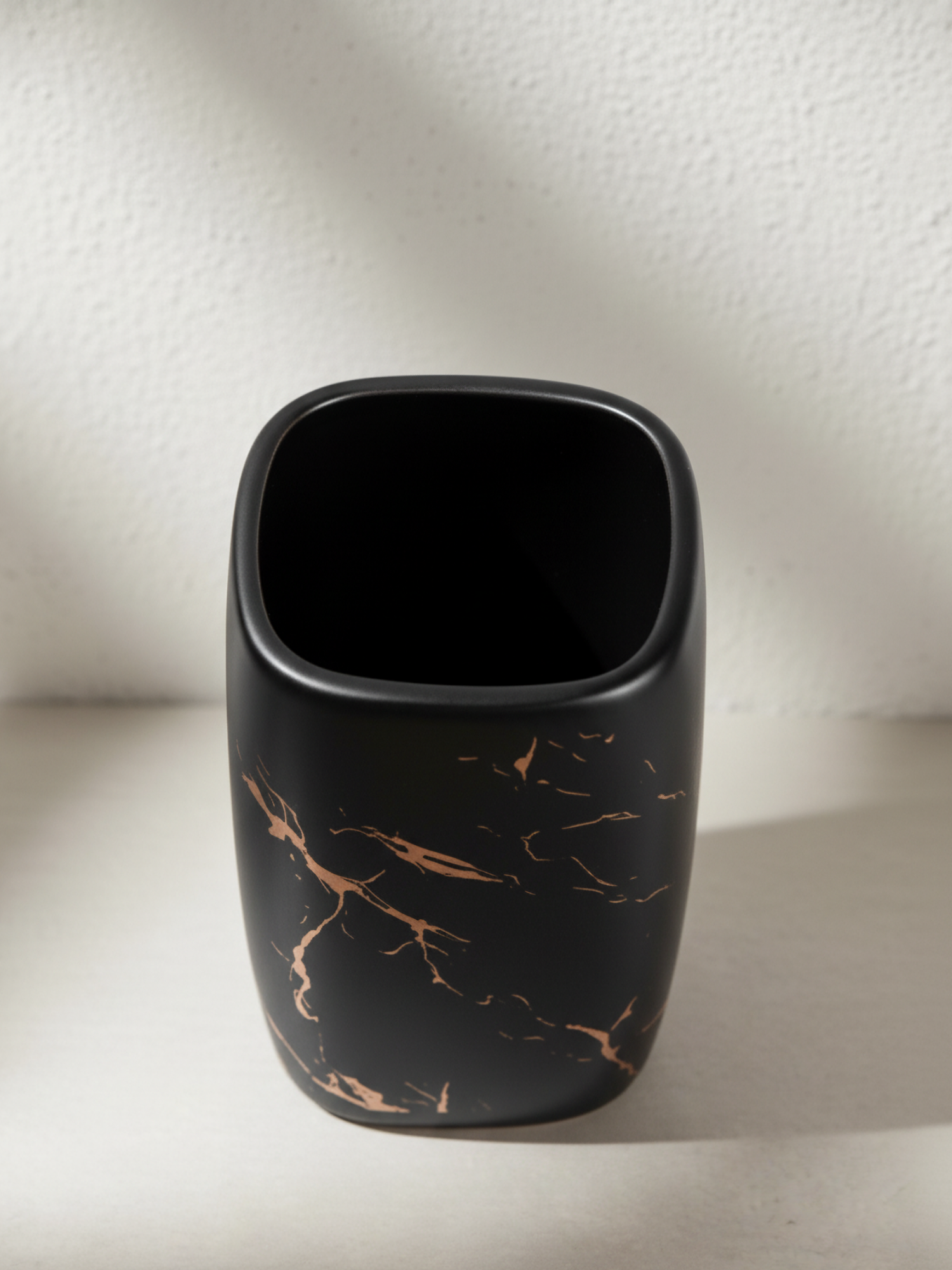 Стакан для зубных щеток PERFECTO LINEA Elegance черный (35-721081) — фото 1