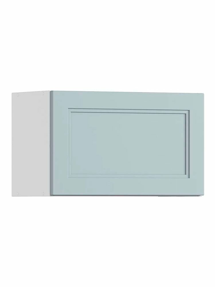 Кухонный модуль навесной шкаф горизонтальный столплит Регина РП-260 Белый/МДФ MODERN Серый 60х29х36 см