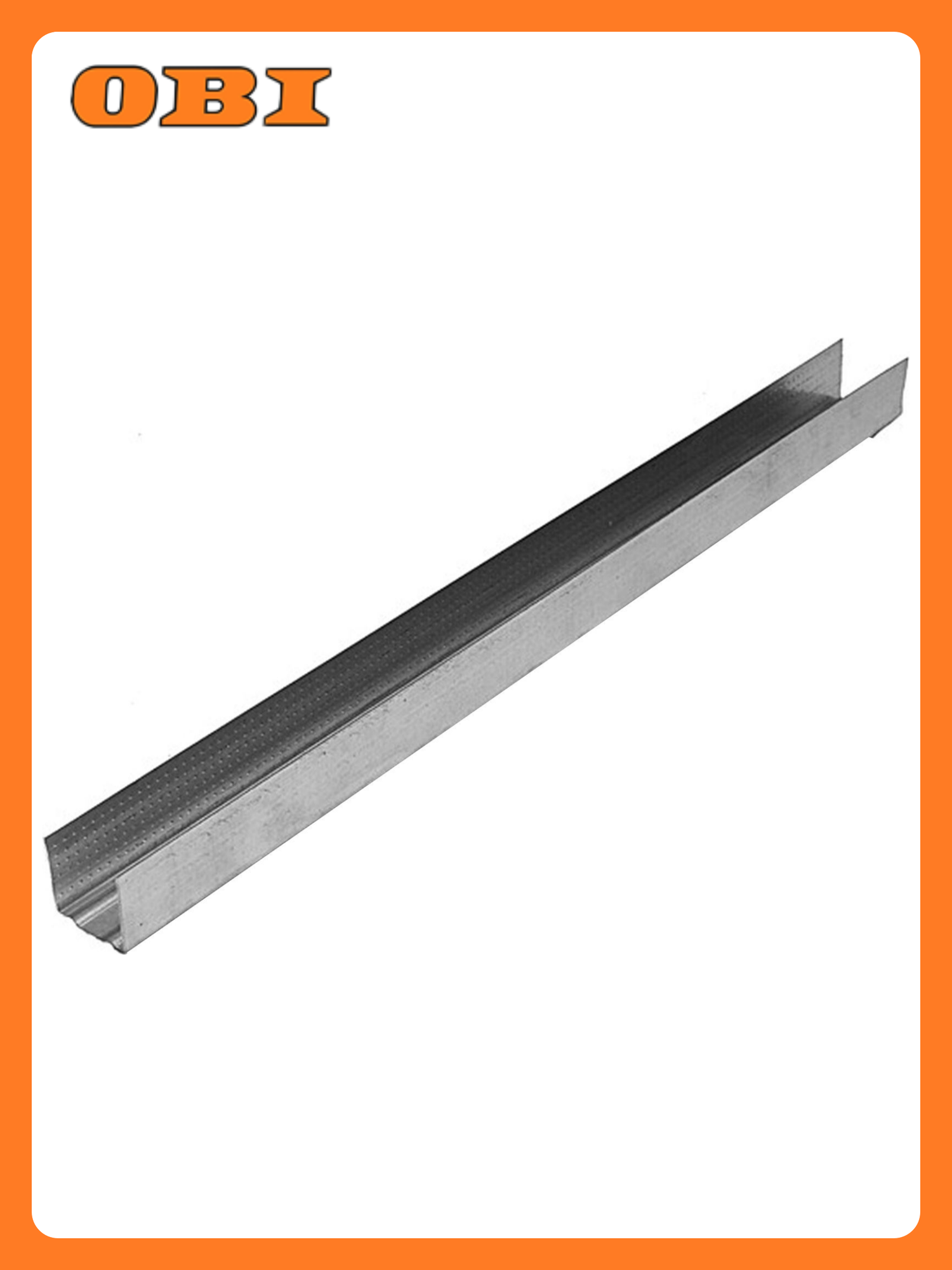 Профиль потолочный из оцинкованной стали Таврос 3000х27 мм