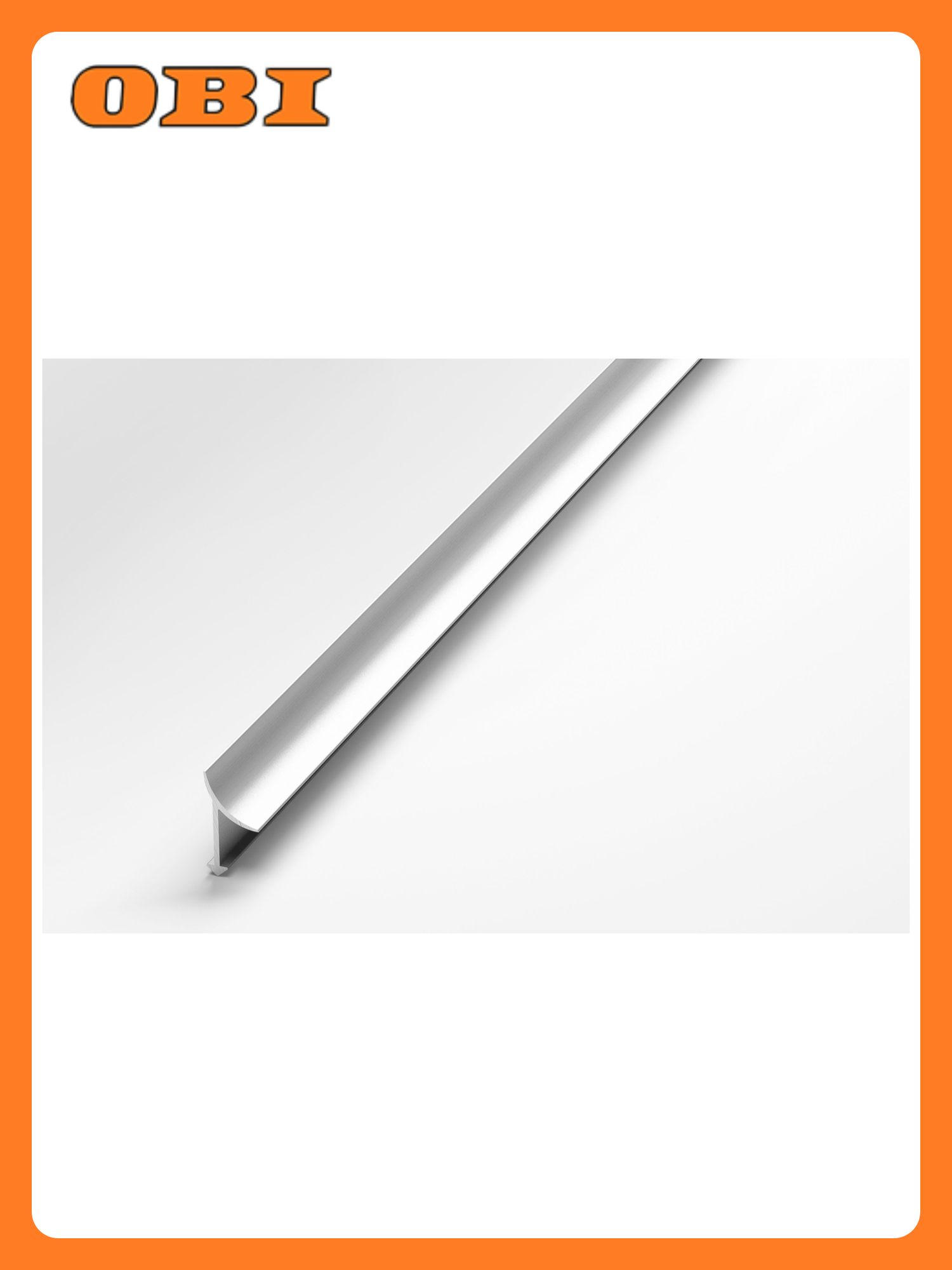 Профиль угловой Лука для внутренних углов алюминиевый матовый серебристый 2700x10 мм 1шт