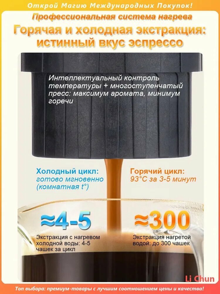 Кофеварки Xiaomi Xiaomi Кофеварка комбинированная sku-0127, оливковый