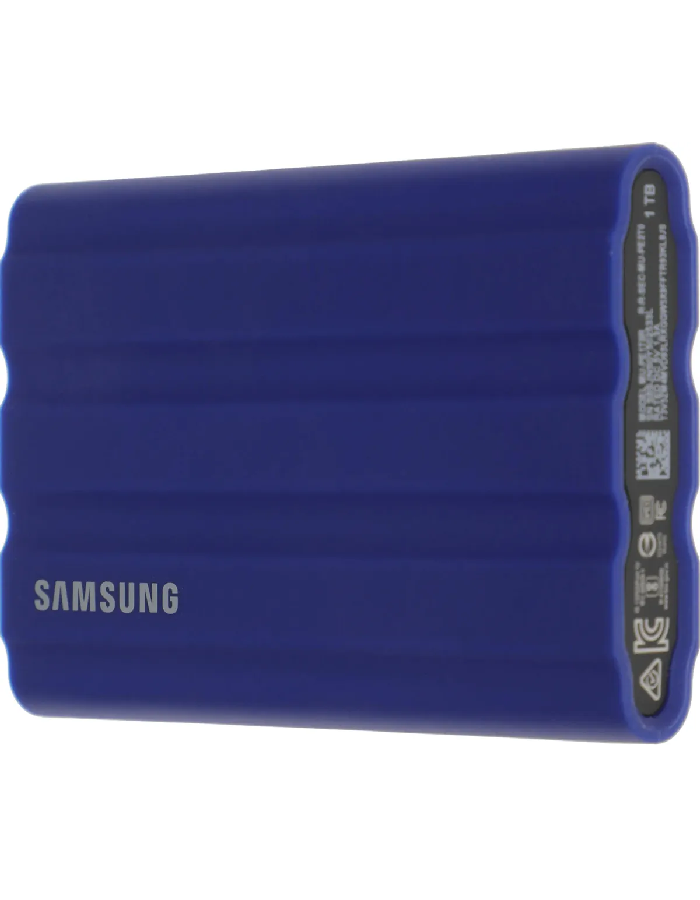 Внешний SSD USB 3.2 Gen 2 Type-C Samsung MU-PE1T0R/WW T7 Shield 1TB 1050/1000 MB/s blue — фото 1