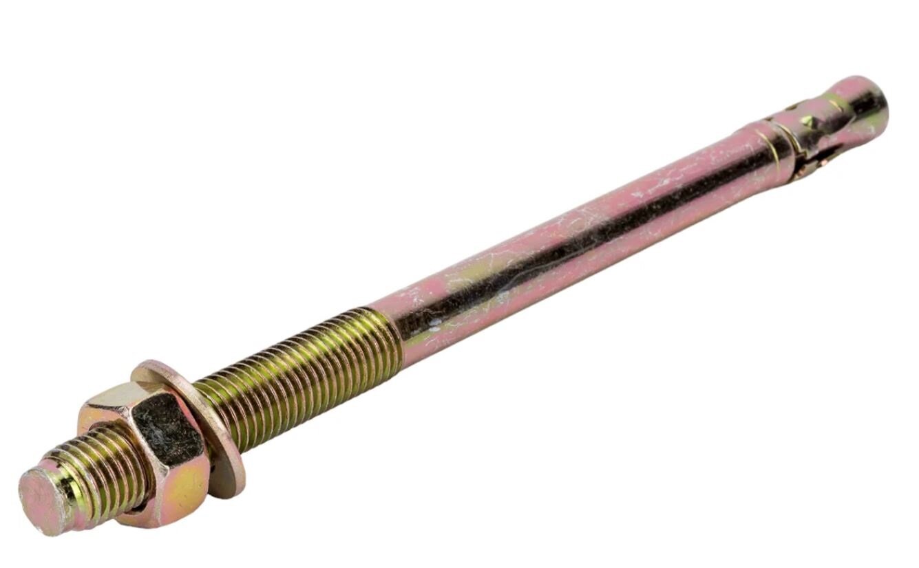 Анкер клиновой желтопассивированный с гайкой 6х40 упаковка 10шт