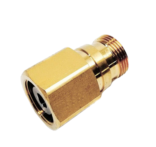 Адаптер для моек высокого давления KARCHER М22 х 1,5 внут. - EASY! Lock 22 внеш, латунь — фото 1