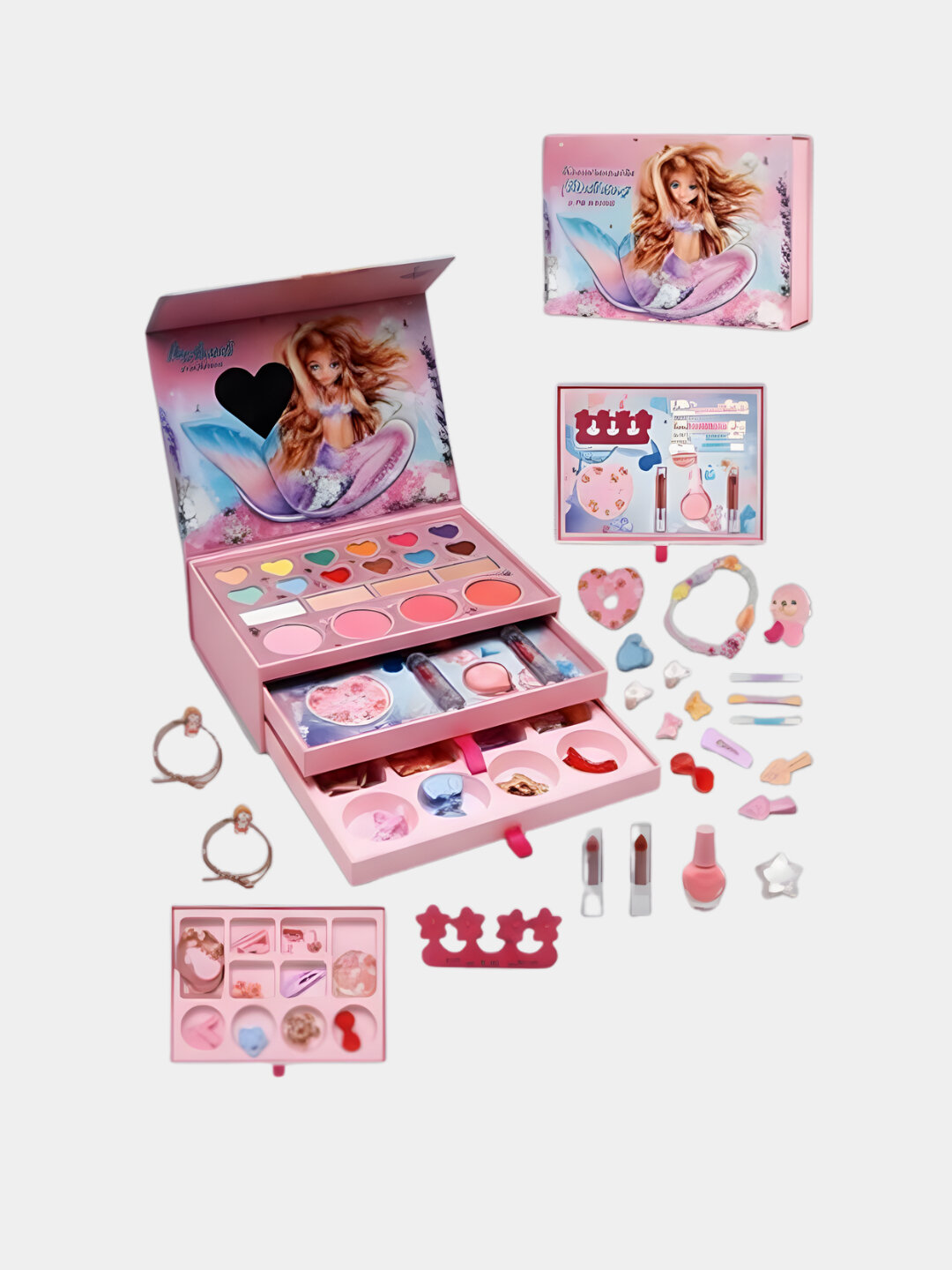 Набор детской декоративной косметики, детская косметика, детские тени, лаки, блеск — фото 1