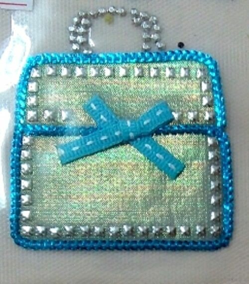 Шеврон КНР аппликация из бисера и страз 