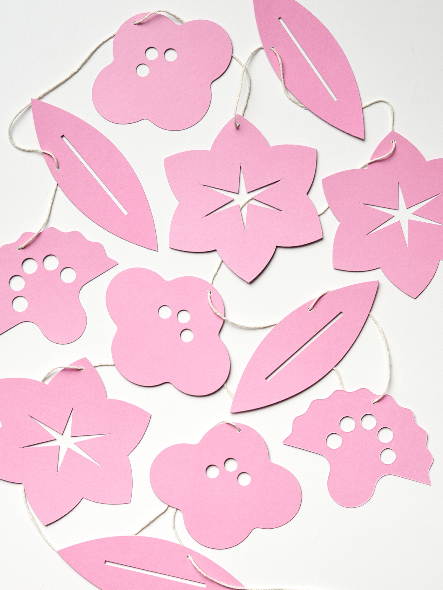 Гирлянда интерьерная бумажная Summer dream. Цвет: Candy, длина 3 м.