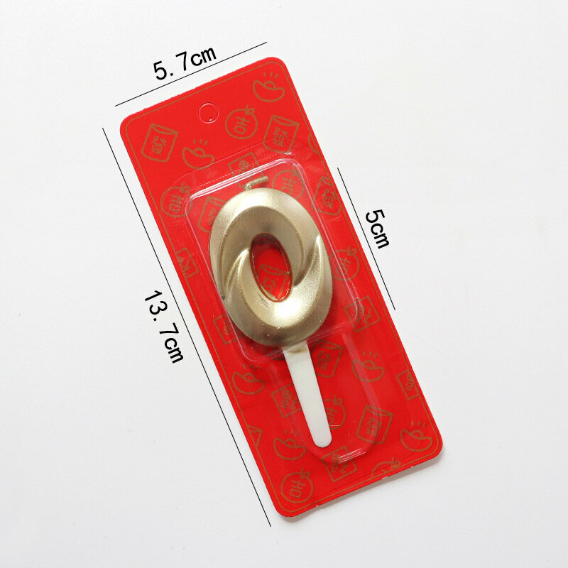 Свечи в форме цифр на день рождения. Каждая цифра имеет индивидуальный дизайн и смотрится на торте ярко и красиво