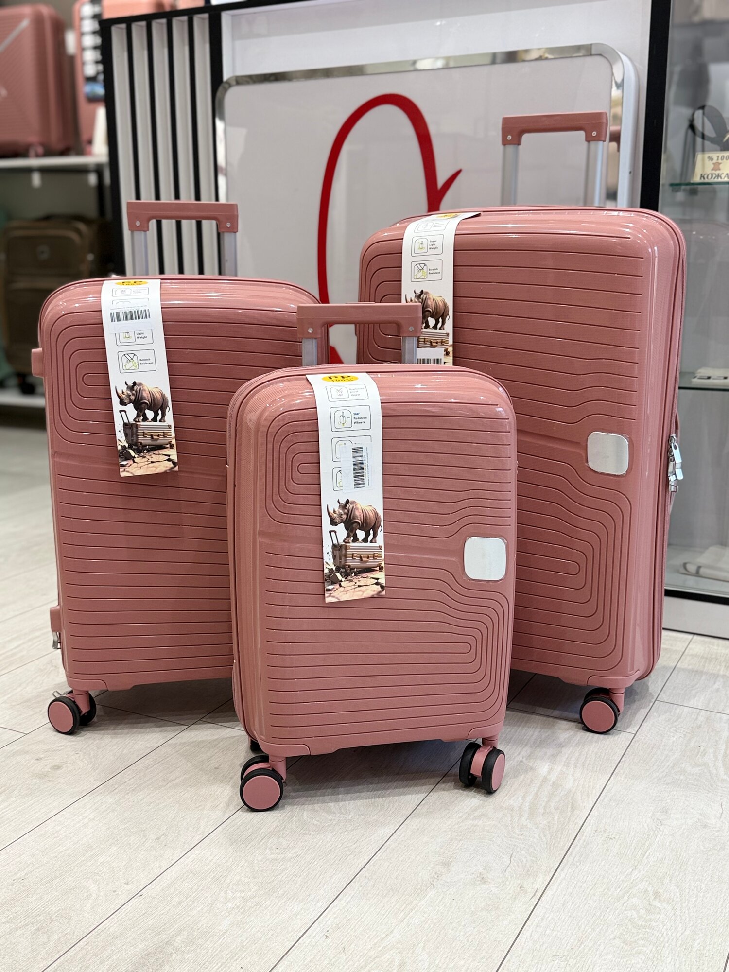 Умный чемодан , розовый, — фото 1