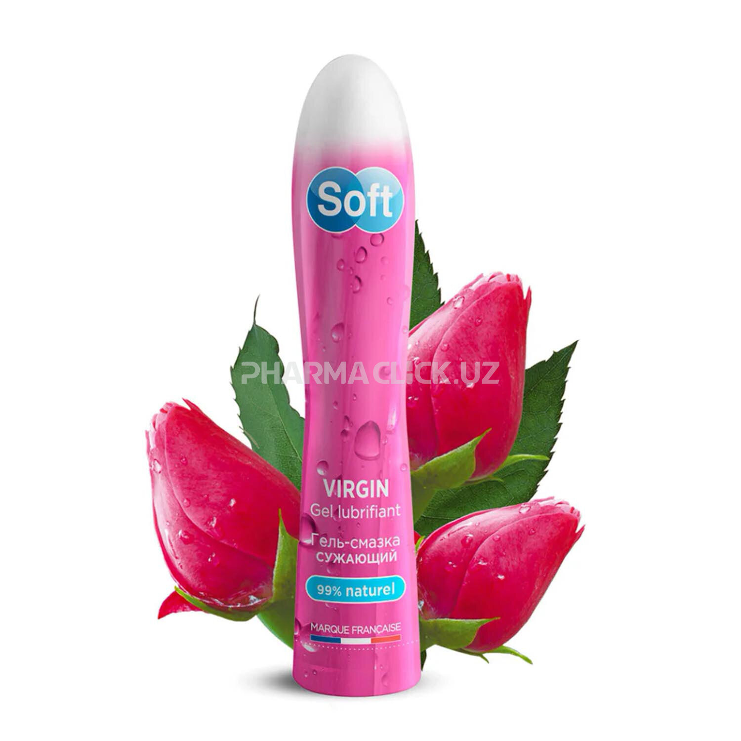 Гель-смазка Soft Virgin, для фистинга, с ароматом клубники, 80 мл — фото 1