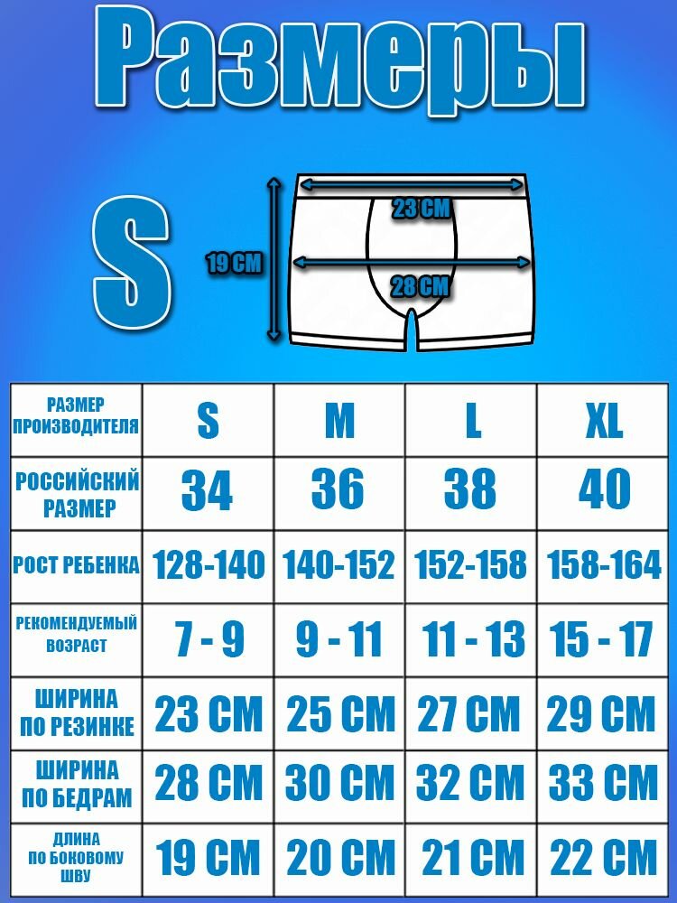 Трусы Zevs, 2 шт., размер S, темно-серый — фото 1