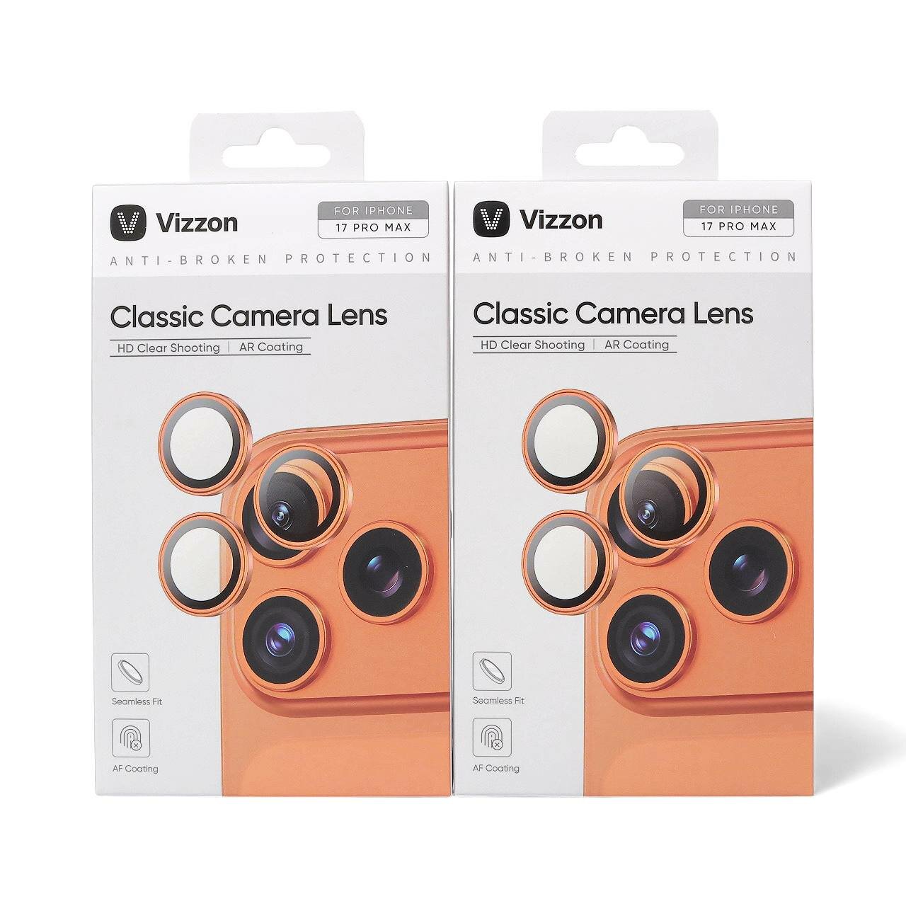 Защитное стекло для камеры Vizzon для iphone 17Pro/17ProMax Blue — фото 1