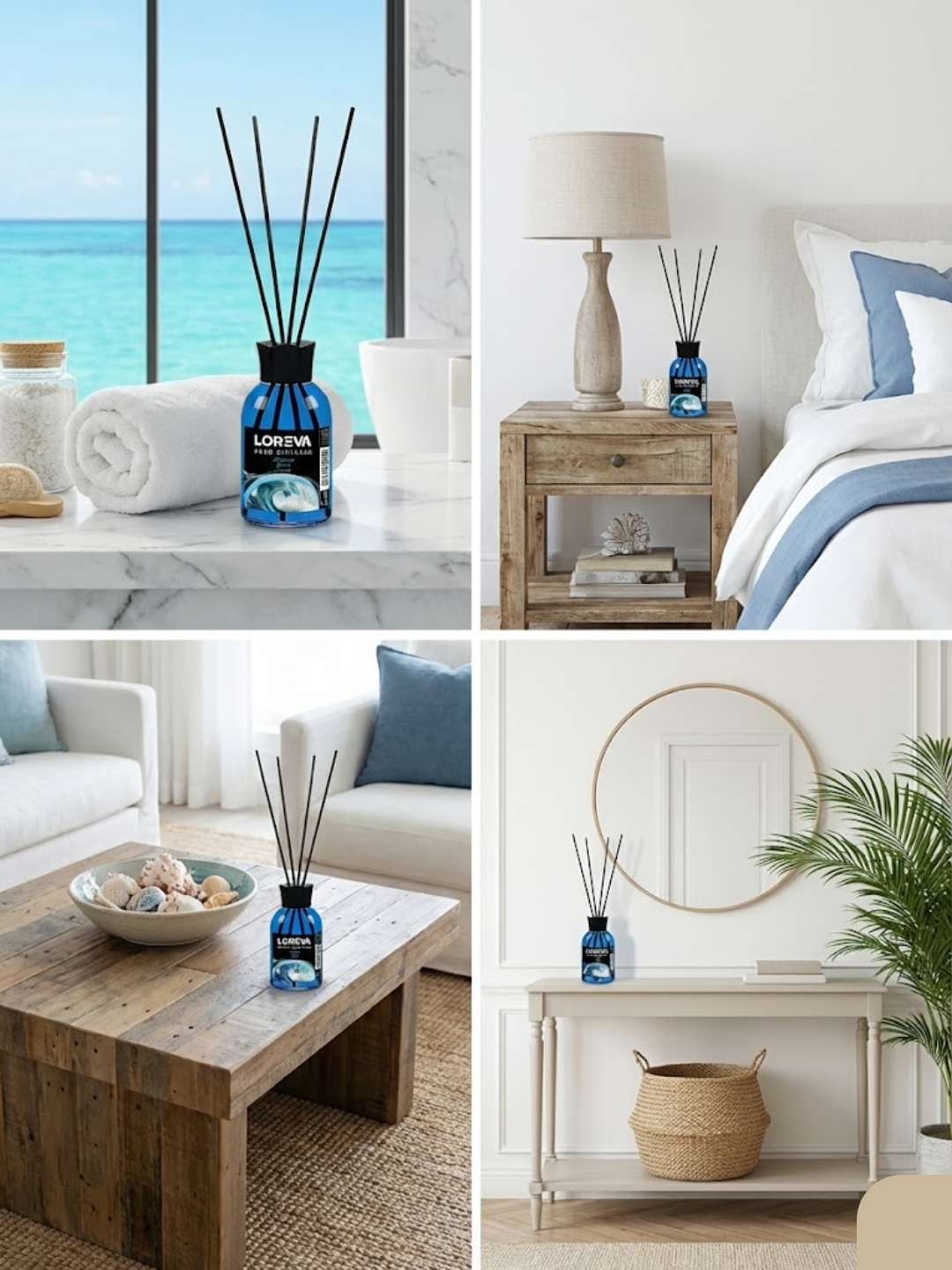 Аромадиффузор Lorena Ocean: Парфюм для дома с палочками Ароматизатор для дома — фото 1