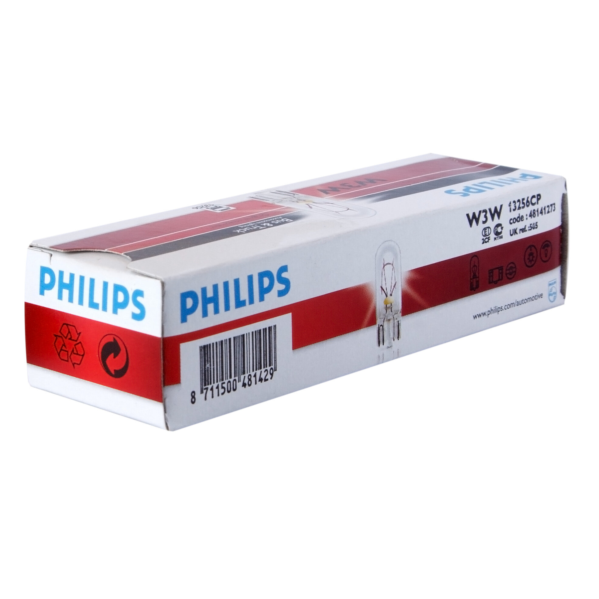 Лампа 24V W5W T10W W2.1x9.5d PHILIPS
