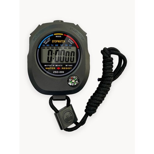 Секундомер электронный , спортивный, со шнурком, с компасом и будильником.
