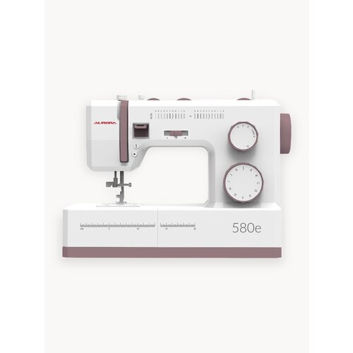 Швейная машинка AURORA 570e серый цвет, сервомотор 100Вт, приставной столик, металлическая станина.