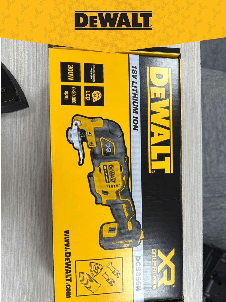 Бесщёточный шлифовально-отрезной станок DeWALT DCS356 с трехскоростной регулировкой совместимый с литий-ионными аккумуляторами DeWALT 18В/20В