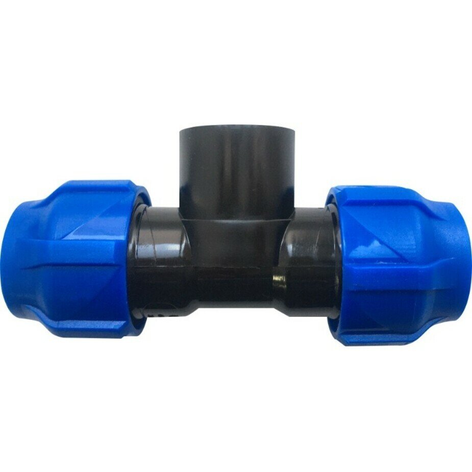 Тройник ПНД компрессионный переходной 25х25х1/2 ВР(г)